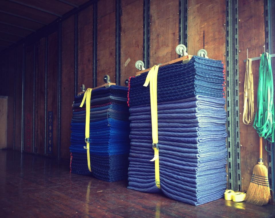 Padded truck interior